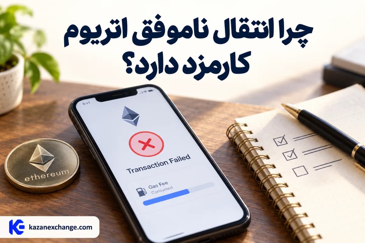 گوشی با وضعیت انتقال ناموفق اتریوم و هزینهٔ گس؛ چرا انتقال ناموفق اتریوم کارمزد دارد؟