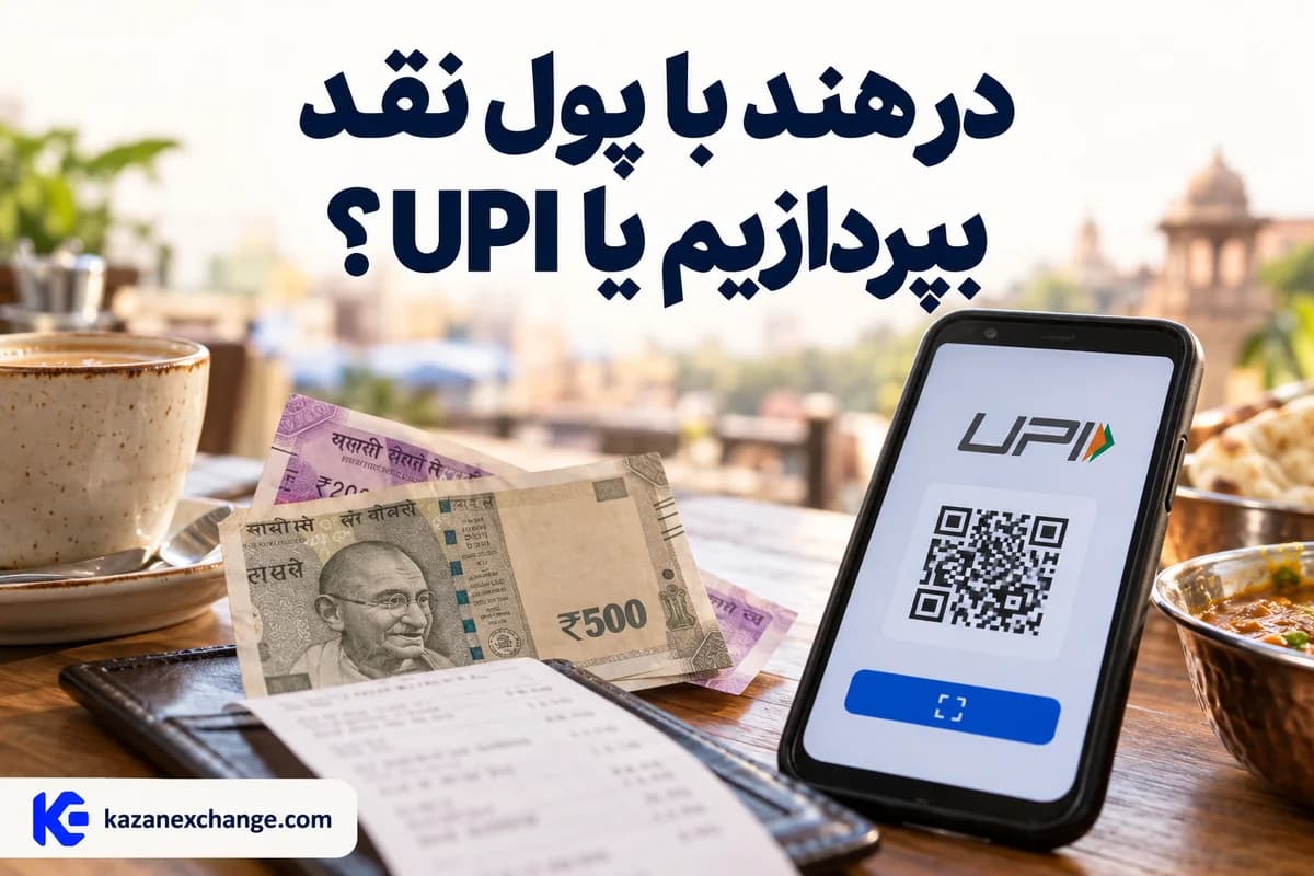 روپیهٔ هند و گوشی با گزینهٔ پرداخت UPI؛ در هند با پول نقد بپردازیم یا UPI؟